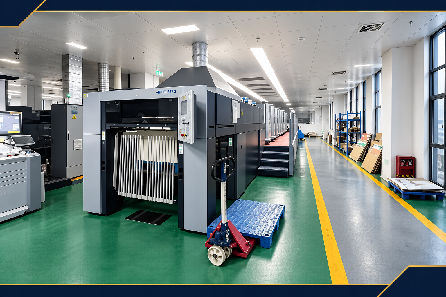 Cosmetic tube printing and quality control line